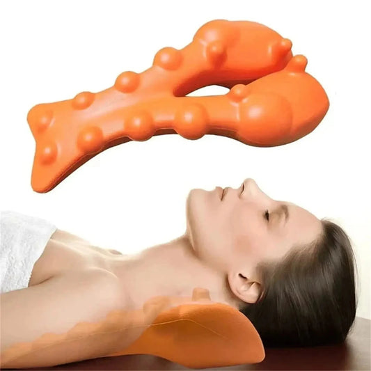 Cervical Neck Stretcher & Traction Device for Pain Relief