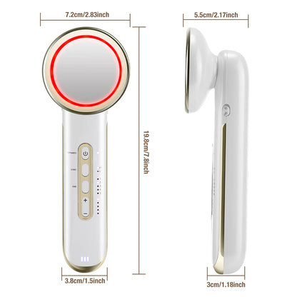 Ultrasonic EMS Body Slimming & Facial Lifting Massager - Infrared Fat Burner