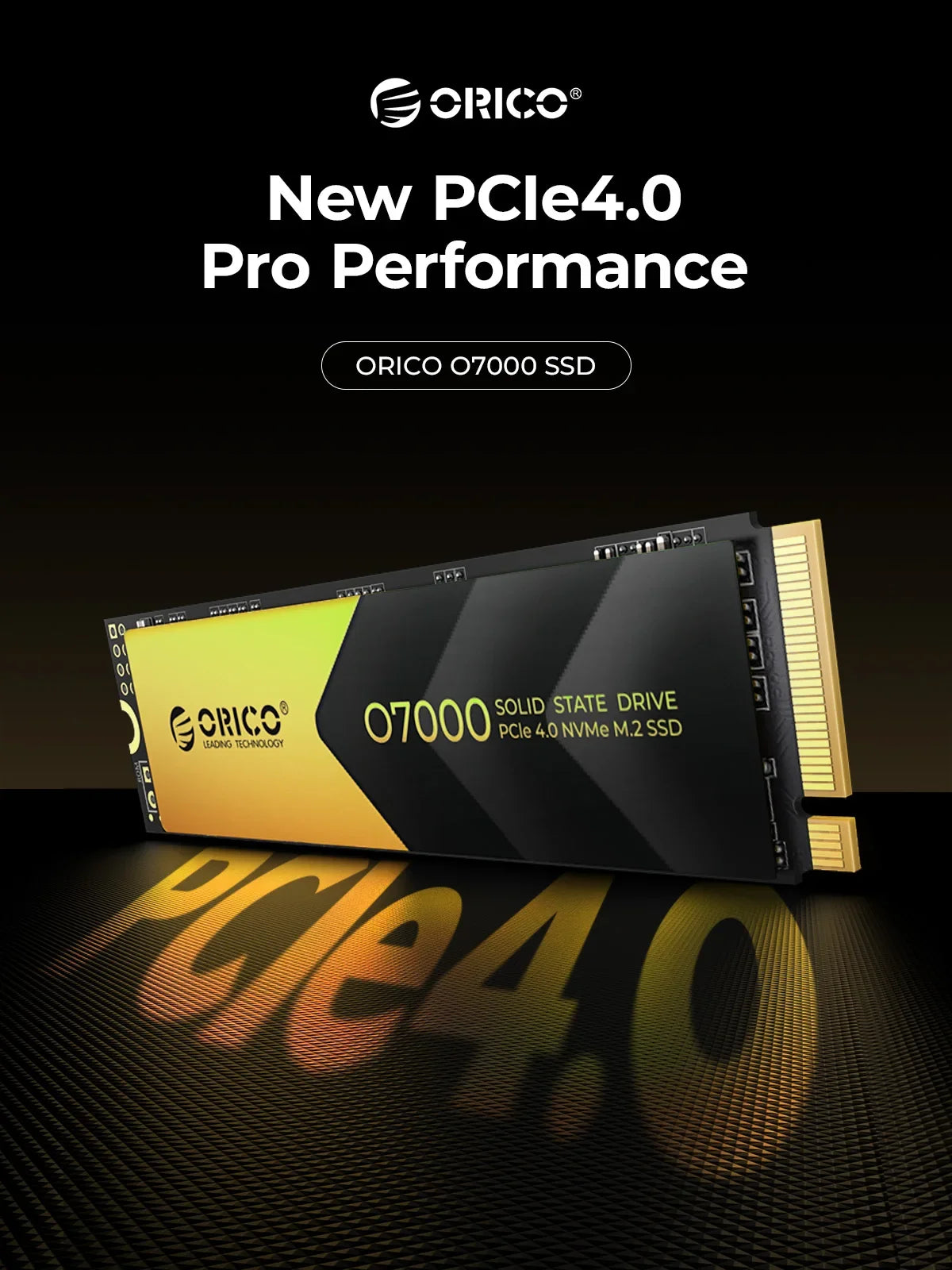 ORICO PCIe 4.0 M.2 NVMe SSD 7400MB/s Internal Solid State Drive - 2