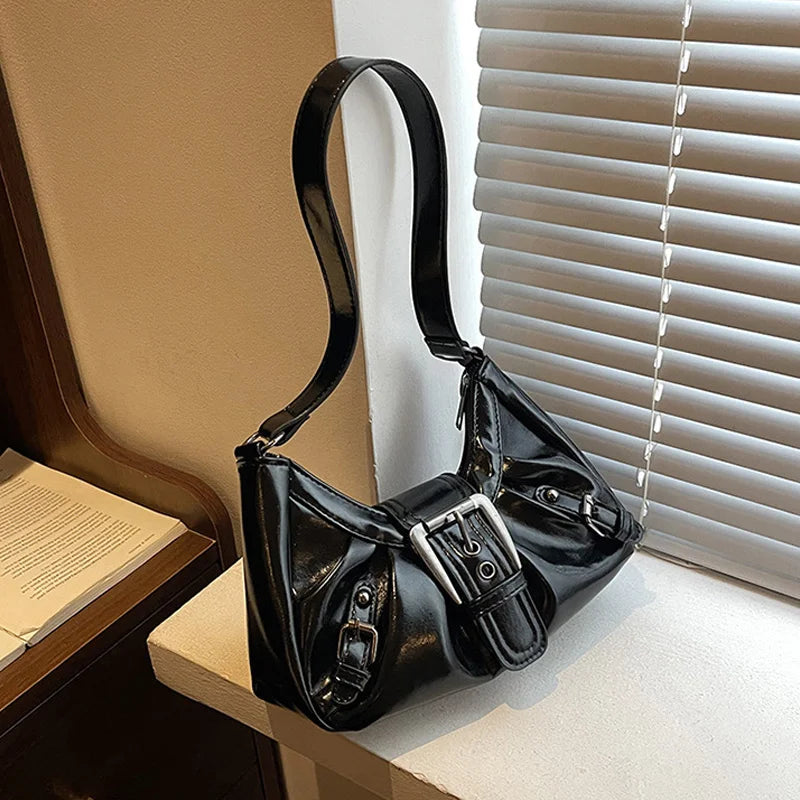 Luxury Retro Pleated Hobo Bag