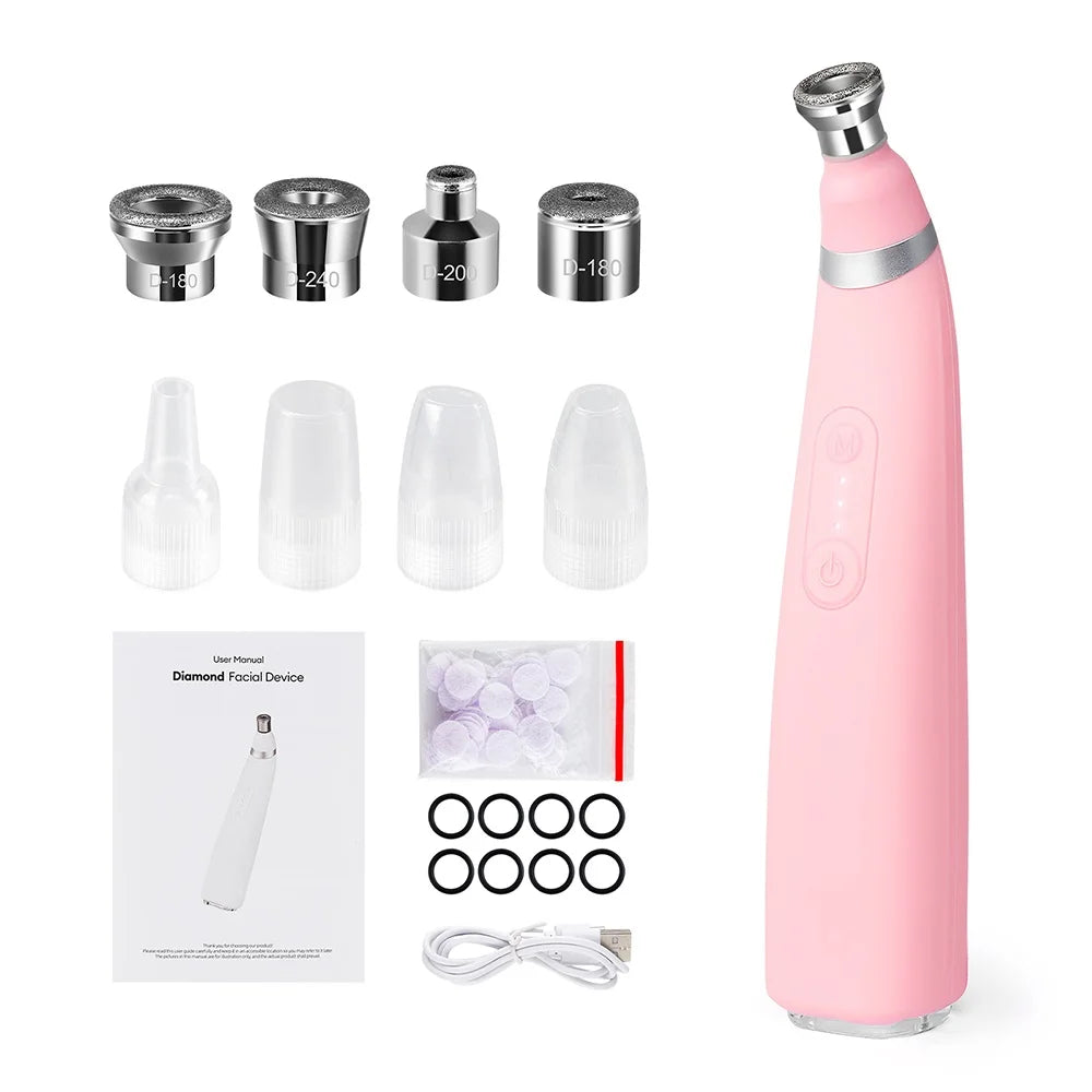Professional 3-in-1 Diamond Microdermabrasion Facial Machine