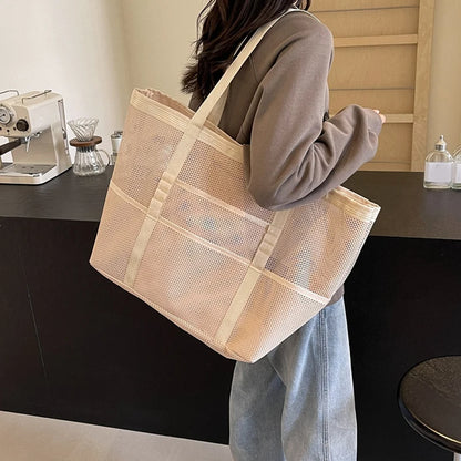 Luxury Hollow Mesh Tote