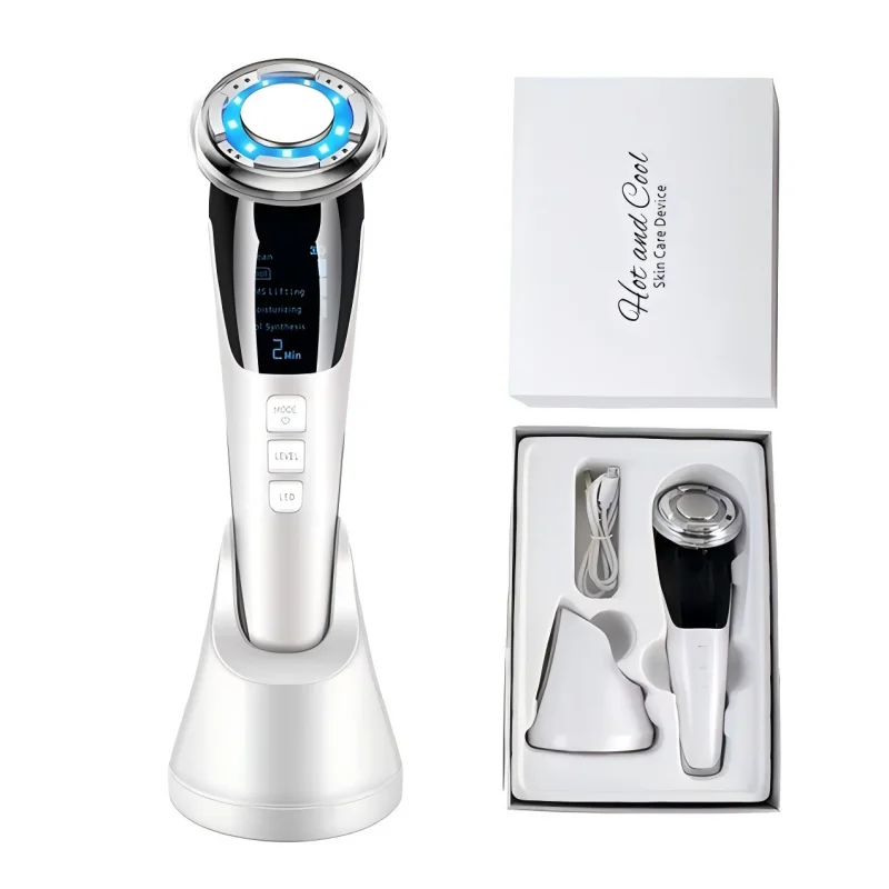 5-in-1 LED Micro-Current Facial Massager for Skin Tightening & Rejuvenation - 17