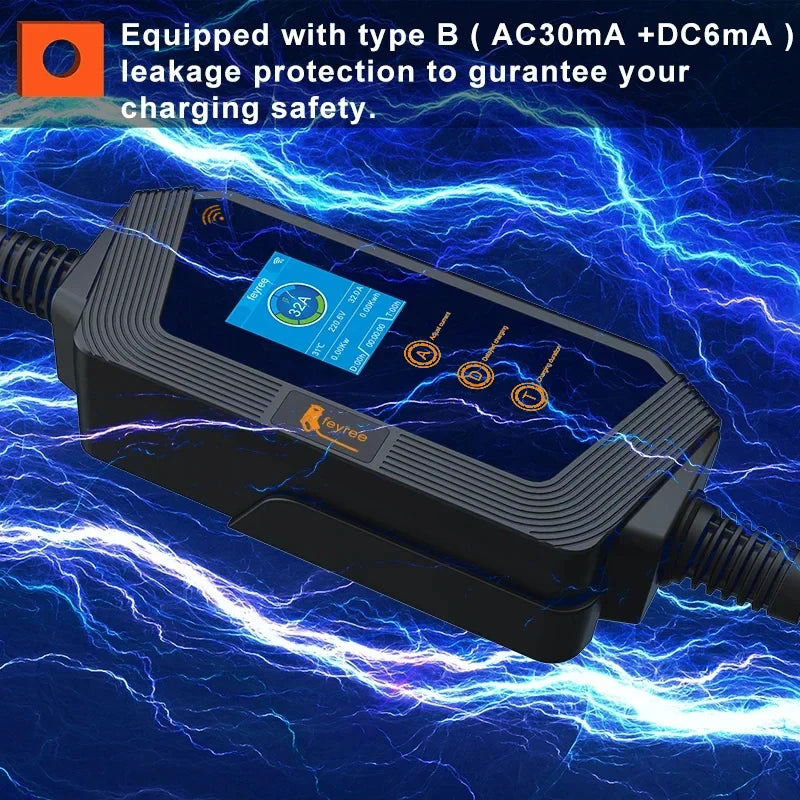 Portable EV Charger for Tesla & NACS - Smart APP Control & Fast Charging - 6