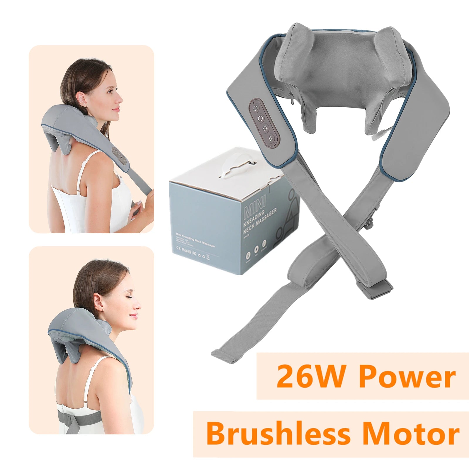 Cordless 3D Neck & Shoulder Massager for Pain Relief - 44