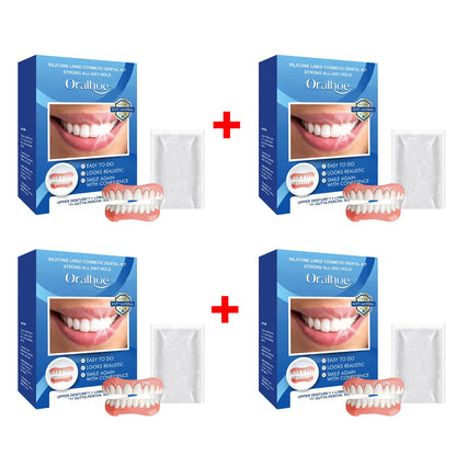 Cosmetic Dental Kit - Instant Realistic Upper and Lower Veneers for a Confident Smile