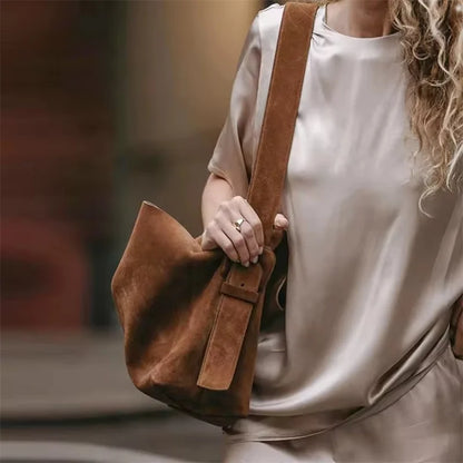 Luxury Soft Corduroy Shoulder Bag