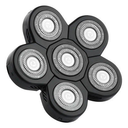 5-Head Rotary Shaver Replacement Blade - Washable Razor Accessory
