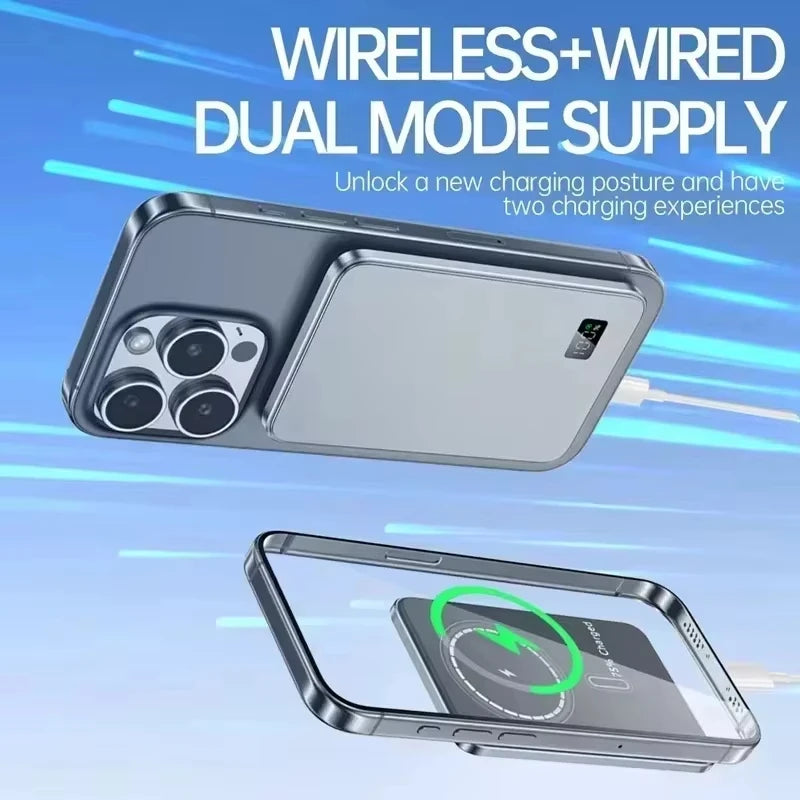 Magnetic Wireless Power Bank - Fast Charging Portable Battery Pack
