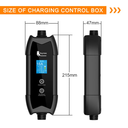 Portable NACS EV Charger for Tesla - 3.5kW Adjustable Level 2 Charging