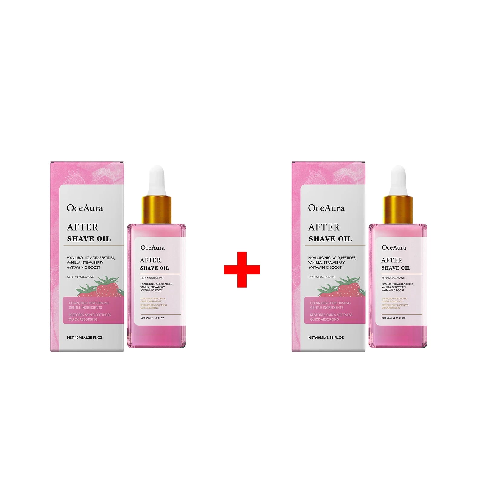 Strawberry Scented After Shave & Hair Removal Soothing Oil for Skin Hydration - 14