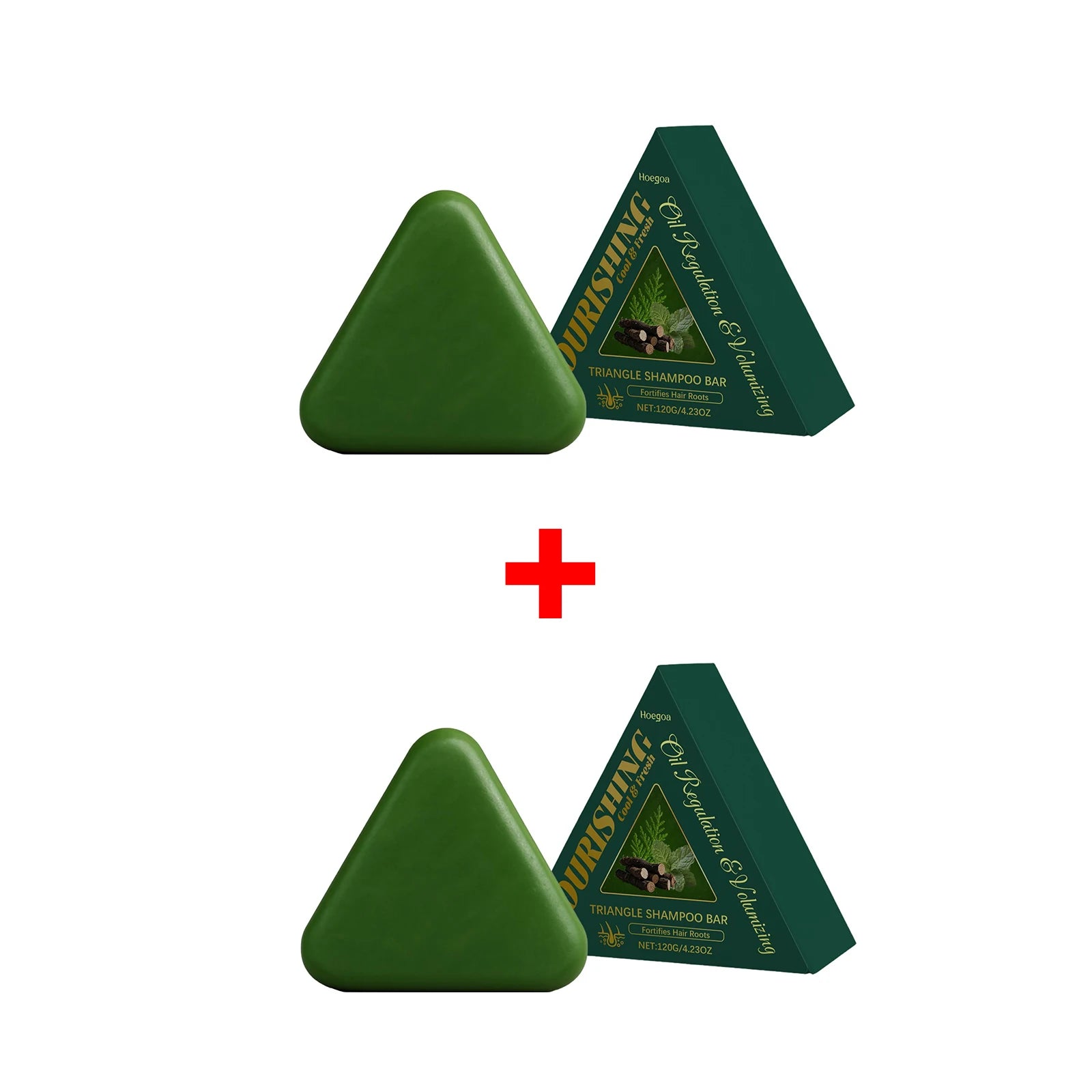 Natural Herbal Hair Growth Shampoo Bar - Anti-Hair Loss & Oil Control Soap - 14