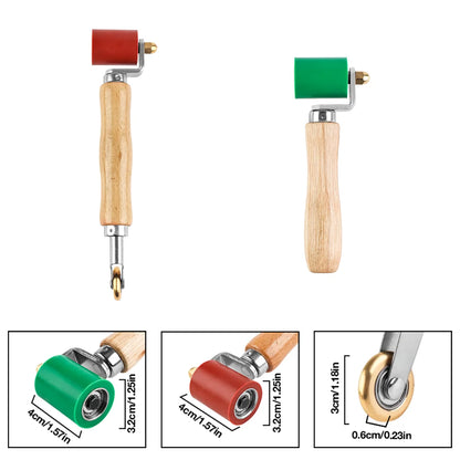 Silicone Seam Roller & Brass Penny Roller for PVC TPO EPDM Roofing Welding