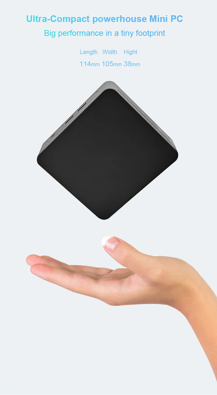 Compact Intel i5 Mini PC - High-Performance Desktop Computer for Home & Office - 7