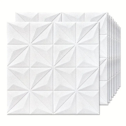 3D Peel & Stick Wall Panels - Waterproof Foam Wallpaper