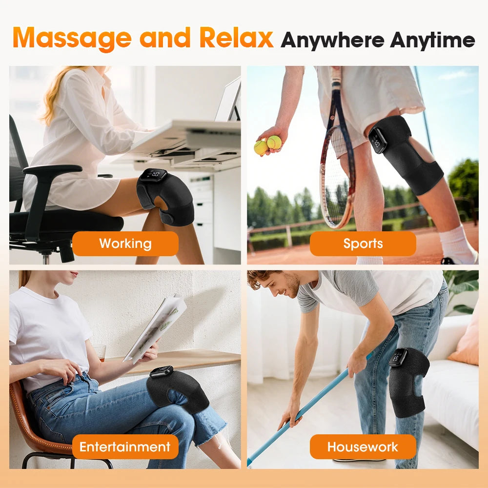 3-in-1 Heated Knee Shoulder Elbow Massager with Vibration - 37