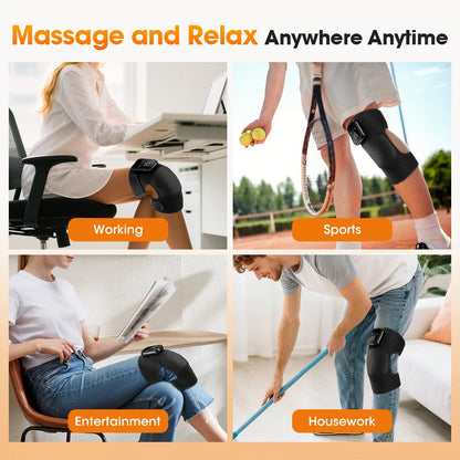 3-in-1 Heated Knee Shoulder Elbow Massager with Vibration
