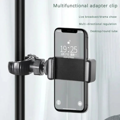 360° Rotatable Universal Smartphone Holder for Live Streaming & Recording