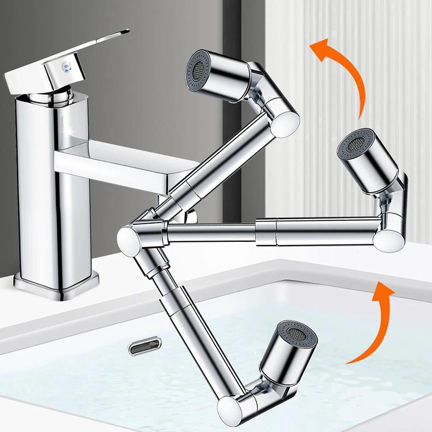 Universal 1440° Swivel Faucet Extender with 2 Modes - 3