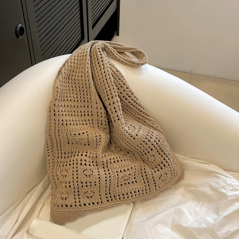 Luxury Hollow Crochet Tote