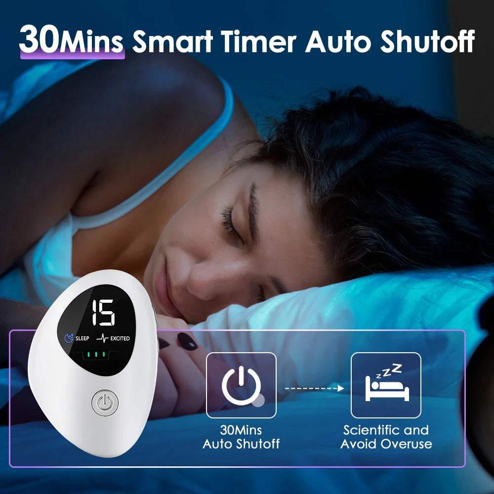 Microcurrent Handheld Sleep Aid Device for Anxiety, Stress & Insomnia Relief