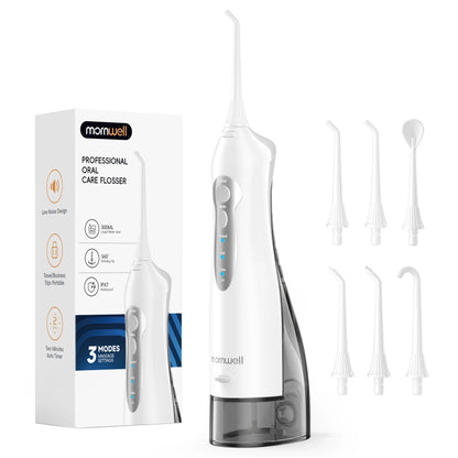 Portable Electric Water Flosser with 3 Modes and 6 Jet Tips for Deep Teeth Cleaning