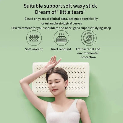 Natural Thai Latex Cervical Pillow - Ergonomic Support for Better Sleep