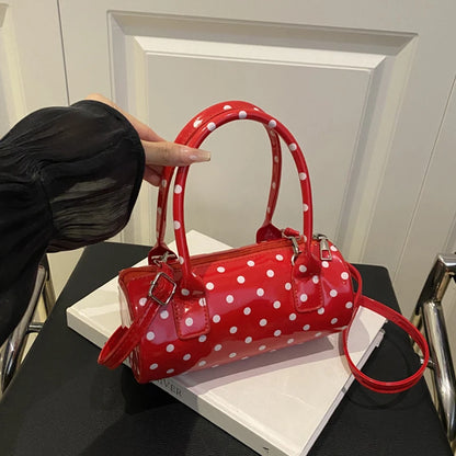 Luxury Polka Dot Boston Bag