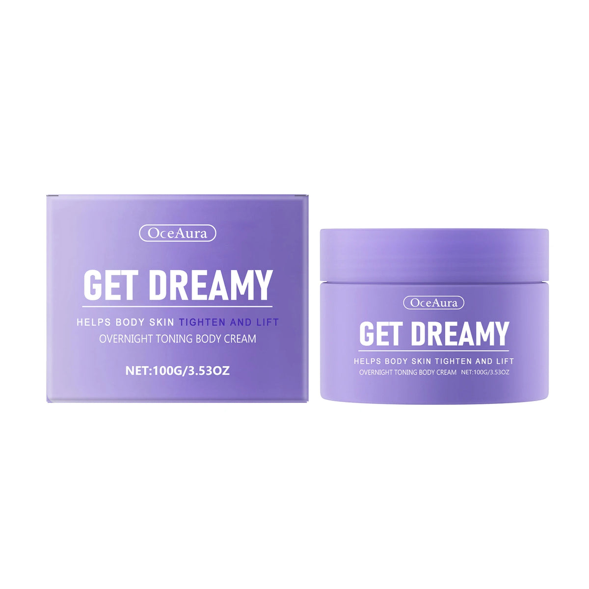 OceAura Get Dreamy Firming Body Cream - Skin Tightening & Collagen Lotion