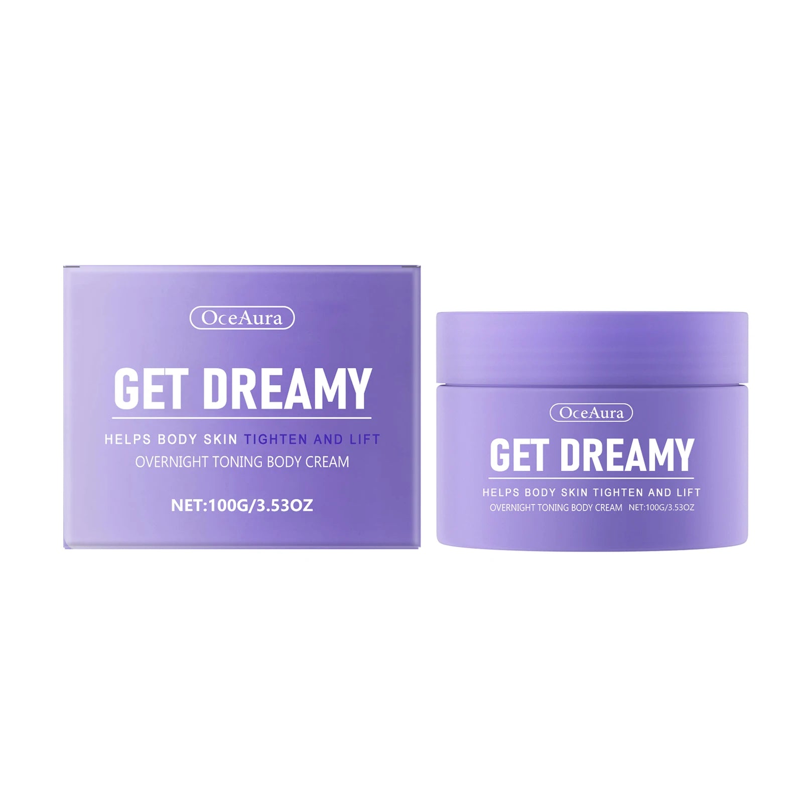 OceAura Get Dreamy Firming Body Cream - Skin Tightening & Collagen Lotion - 6