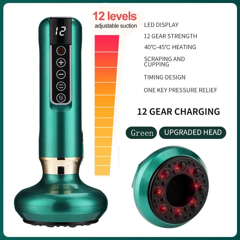 Electric Cupping Massager - Smart Vacuum Gua Sha Therapy