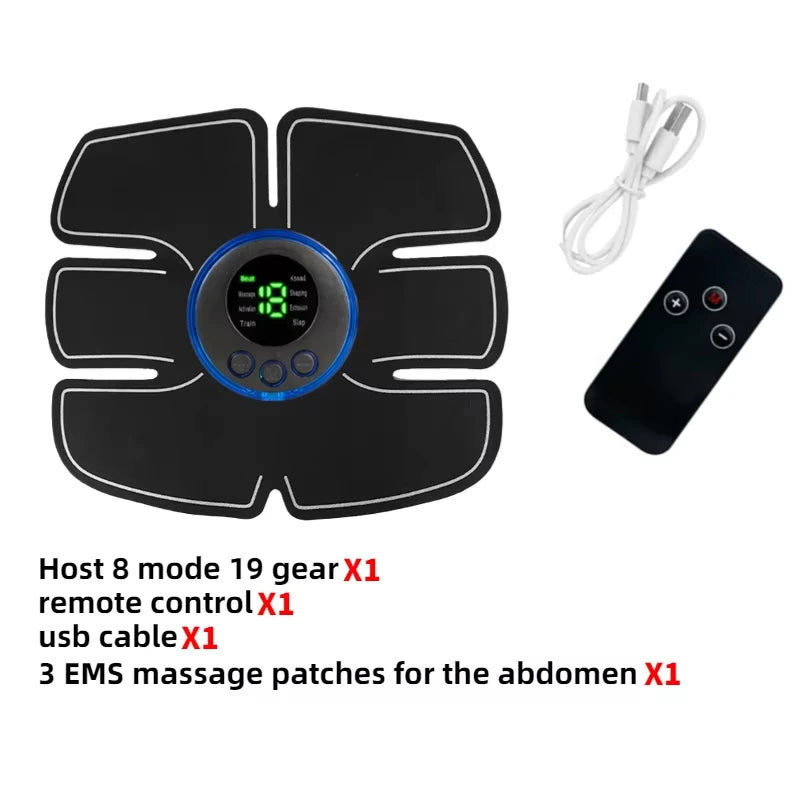 Wireless EMS Muscle Stimulator - Electric Abdominal & Hip Toning Trainer - 13