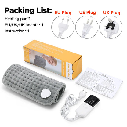 Electric Heating Pad for Back, Neck and Leg Pain Relief with Temperature Control
