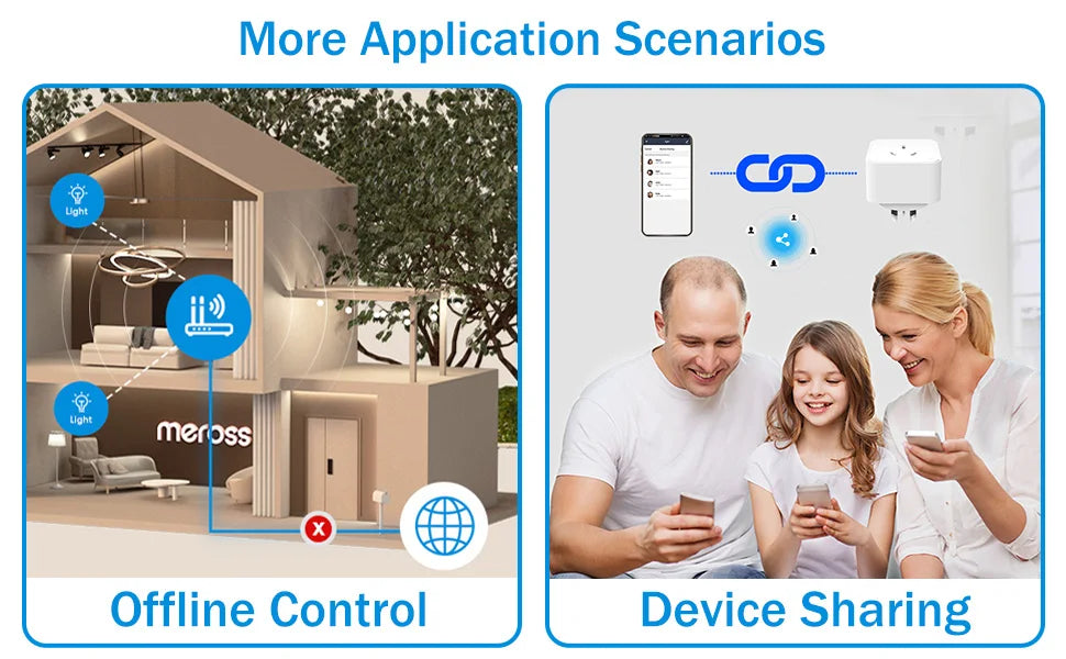 AU Smart WiFi Plug with Energy Monitor - Voice Control & Timer Socket