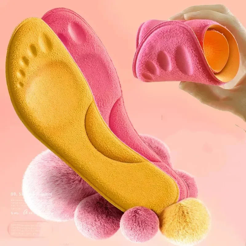 4D Arch Support Orthopedic Insoles - Shock-Absorbing Thermal Shoe Inserts
