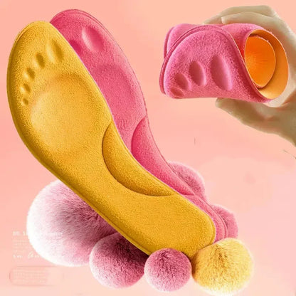 4D Arch Support Orthopedic Insoles - Shock-Absorbing Thermal Shoe Inserts