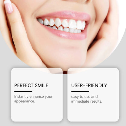 Temporary Silicone Dental Veneers - Custom Fit Comfortable False Teeth Set