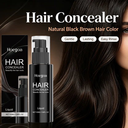 Instant Hairline & Root Concealer – Natural Gray Hair Coverage & Volume Filler