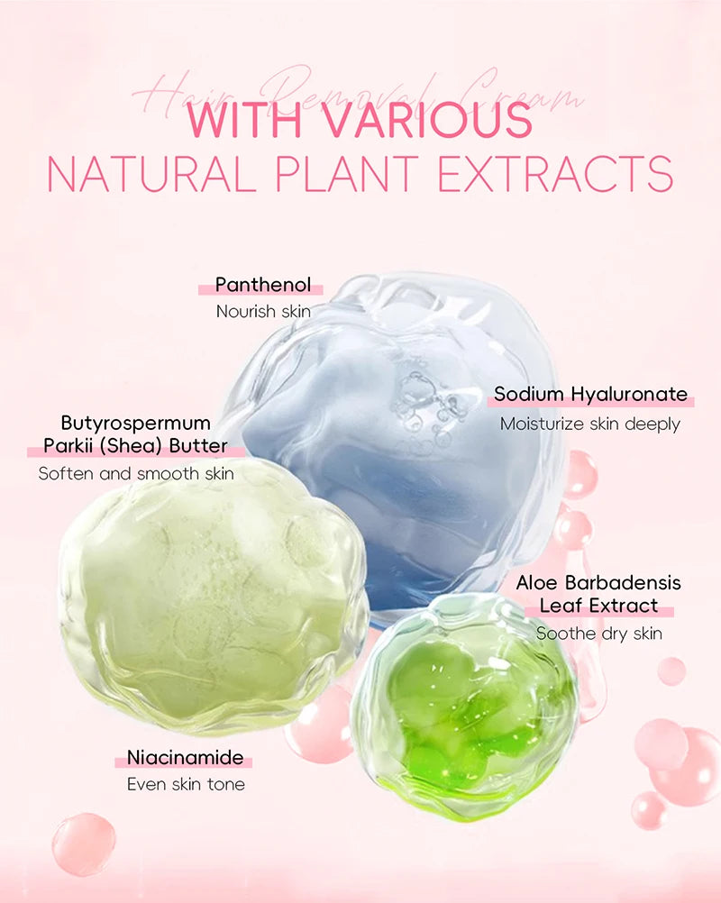 Japan Sakura Painless Hair Removal Cream for Smooth Silky Skin