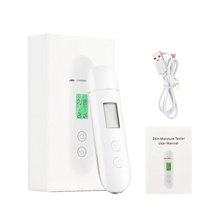 Smart Skin Moisture & Oil Analyzer - Face Hydration Tester