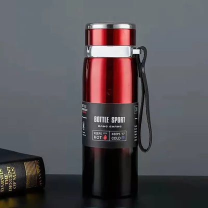 Insulated Stainless Steel Vacuum Flask - 800ml/1000ml Thermal Water Bottle