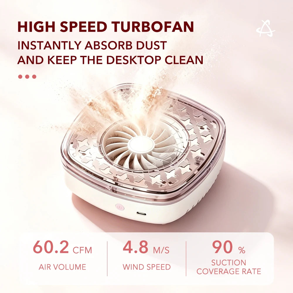 High-Power Portable Nail Dust Collector Vacuum for Professional Manicure - 3