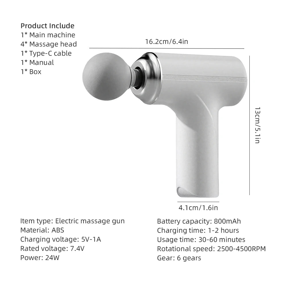 Mini Portable Electric Massage Gun - 13