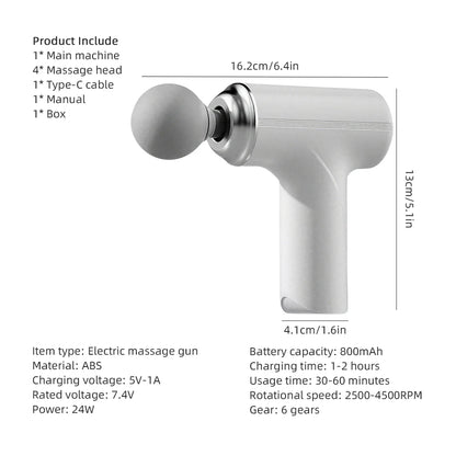 Mini Portable Electric Massage Gun