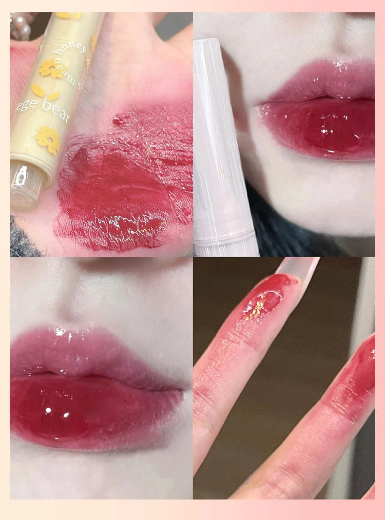 Hydrating Jelly Gloss Lipstick - Moisturizing Mirror Finish Lip Pen - 19