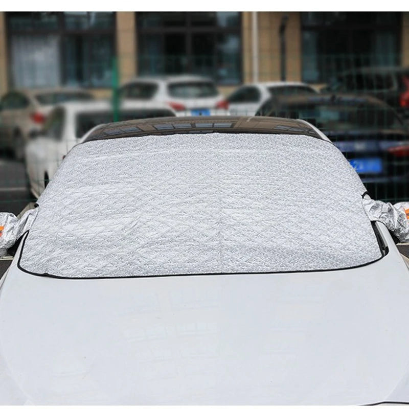 Magnetic Car Windshield Snow Cover & Frost Shield - 5