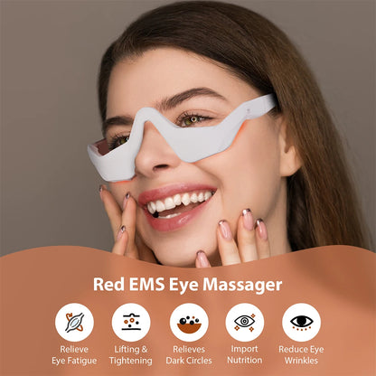 EMS Red Light Therapy Under Eye Massager for Wrinkles & Dark Circles