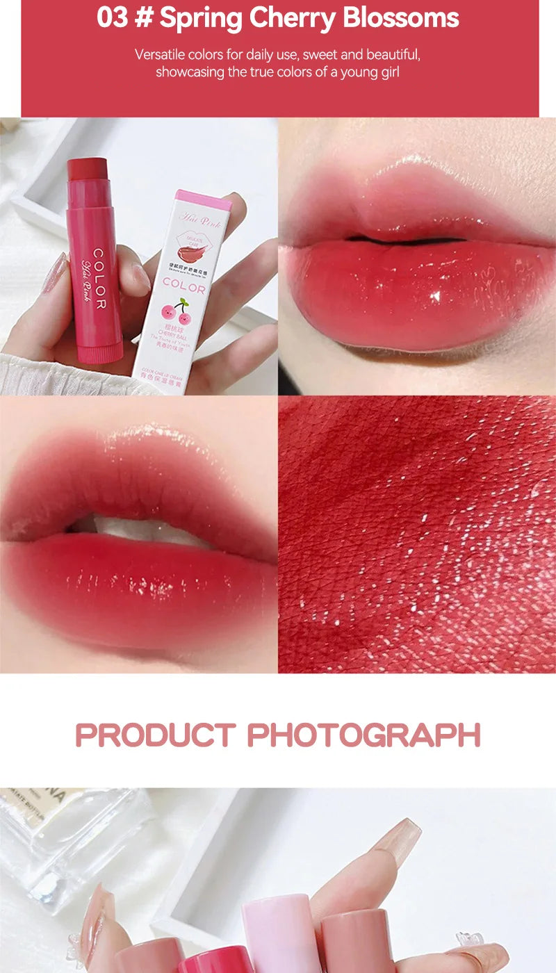 3-Piece Tinted Moisturizing Lip Balm Set – Hydrating & Anti-Chapping Care - 13