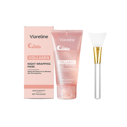 Collagen Night Wrapping Mask - Deep Firming & Moisturizing Peel-Off Face Treatment