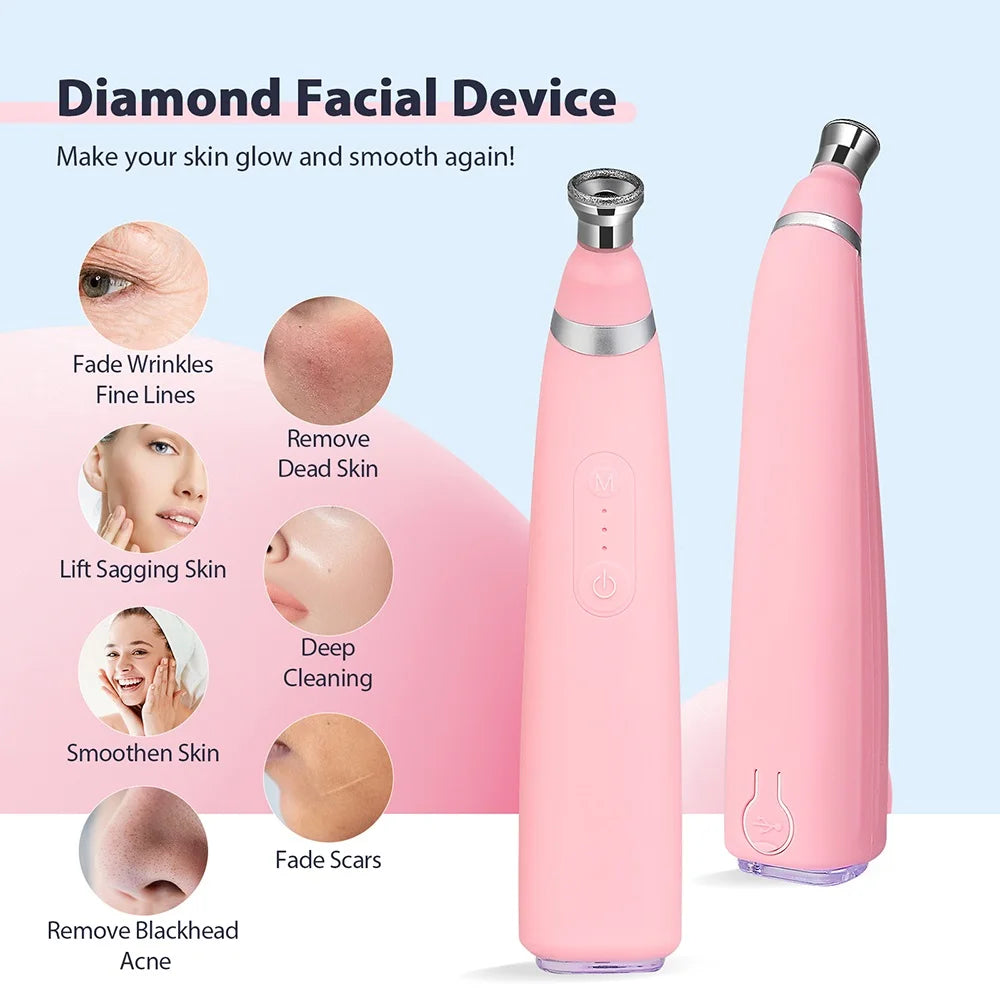 2-in-1 Microdermabrasion Facial Device & Blackhead Vacuum - 2